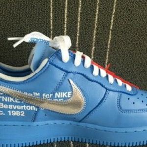 university blue off white af1